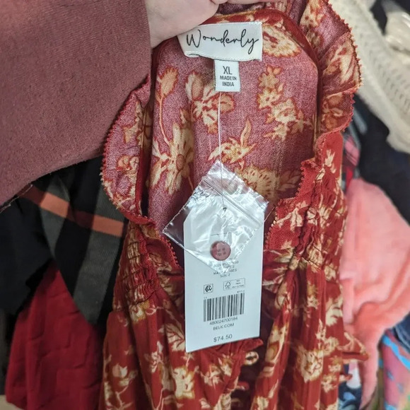 NWT Wonderly Floral Dress - XL - Picture 3 of 7